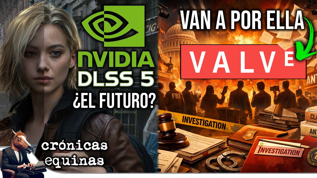 Crónicas Equinas 66 🐴 Nvidia DLSS 5 ¿Revolución o Un Filtro?, Avalancha Judicial Sobre Valve y más noticias de la semana: youtube.com/watch?v=Qu4u6t…