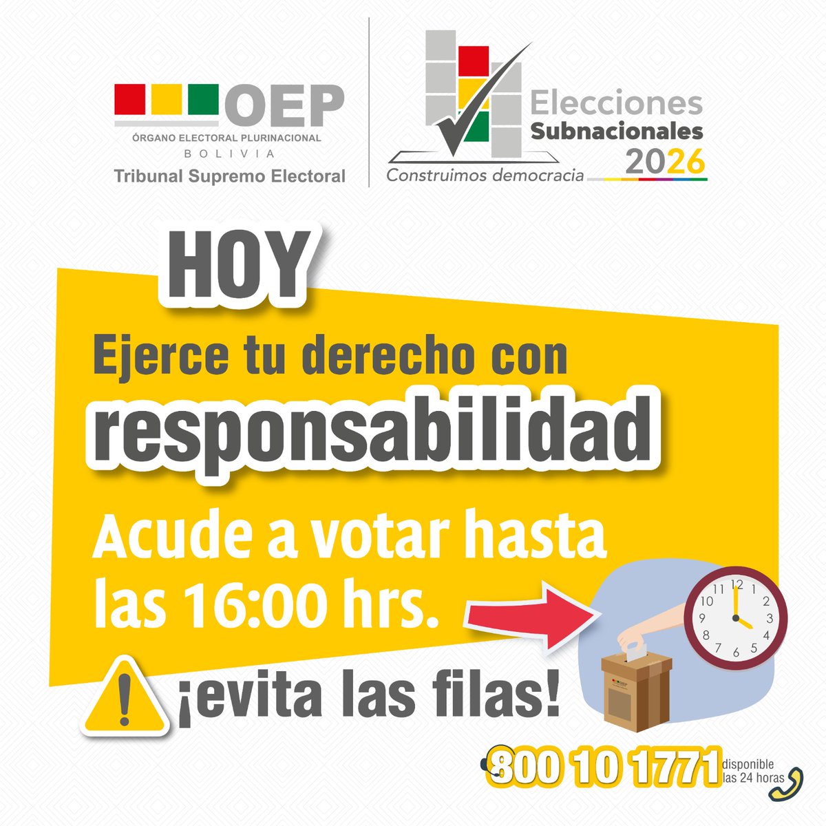 TSE Bolivia tweet media