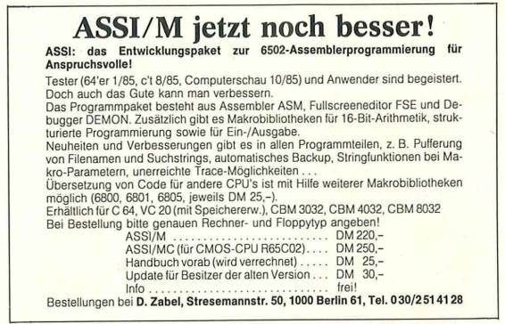 Retrojournal_de's tweet photo. 😄 „ASSI/M jetzt noch besser!“1985 völlig normaler Produktname…
2026 eher so: „Marketing bitte einmal neu starten… dringend.“Damals: Assembler-Power für Profis 💪
Heute: PR-Abteilung würde Schnappatmung bekommen 😂#RetroComputing #C64 #Assembler #80sTech https://t.co/CBAREudMyK
