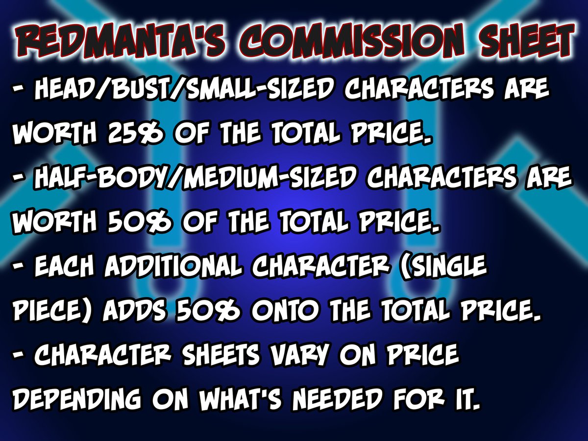 The RedManta (COMMS OPEN 0/3) tweet media