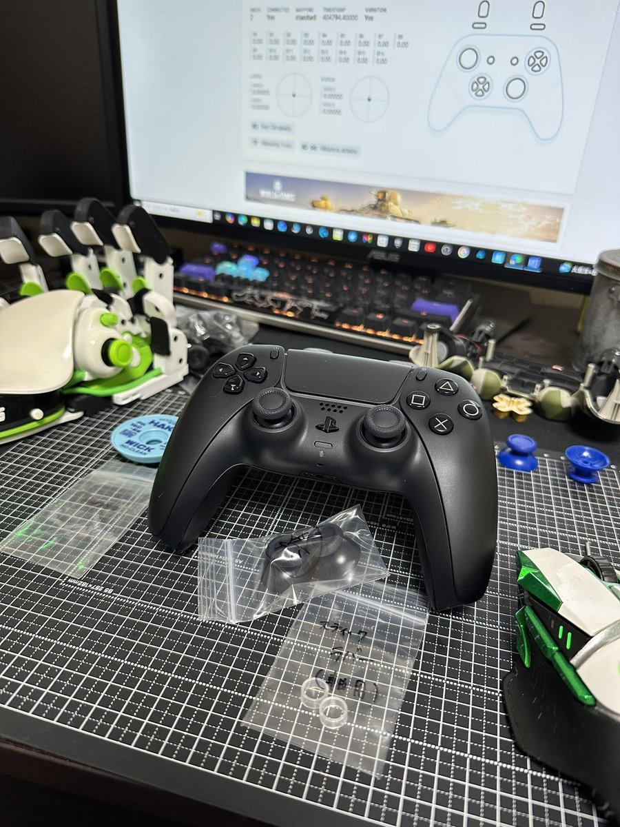 GENIUS_nekosan's tweet image. efootball部門の選手、ホワイトジョンソン氏のPAD修理完了。

明日こちらを出発予定です！
もう少しお待ちを⚽️

#GENIUS #efootball #イーフト