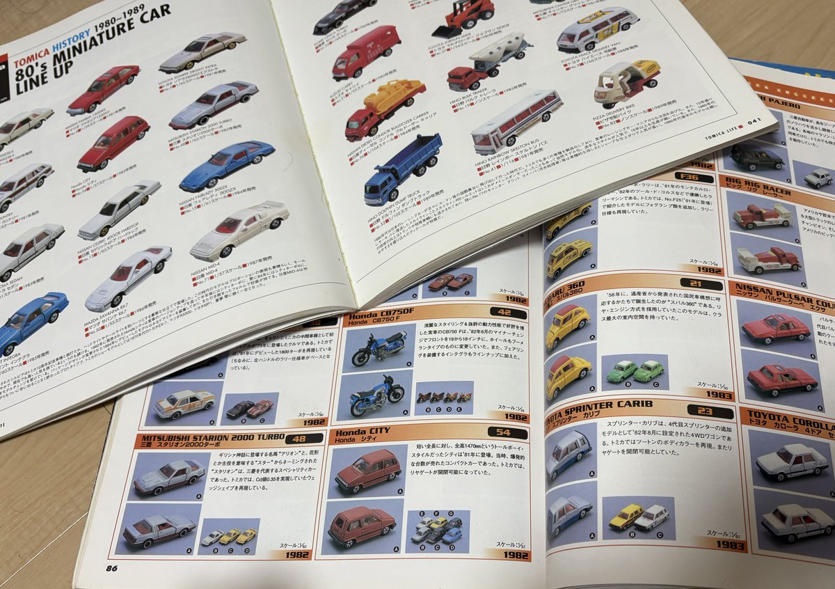 小学校も高学年になるとこんな本も買って貰い、絶版トミカへの想いは一層強く。
そして大学生の時、はじめて中野ブロードウェイへ行ってお金さえ出せばまだまだ手に入ることを知る。ただ貧乏学生には手が届く筈もなく、さらにあと5年くらいは実物を手にする事はなかった。