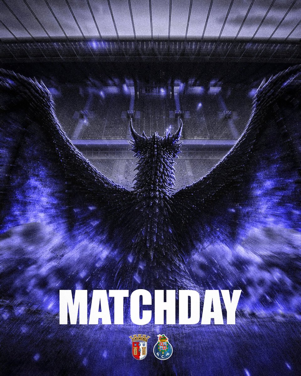 Dia de FC Porto.
Hoje temos o jogo mais difícil até ao fim do campeonato. O Braga está em crescendo e motivado.  Temos que mostrar que somos mais fortes e merecemos o 1º lugar. Hoje teremos um país inteiro contra nós. Contra tudo e contra todos. FORÇA PORTO, VENCE POR NÓS!