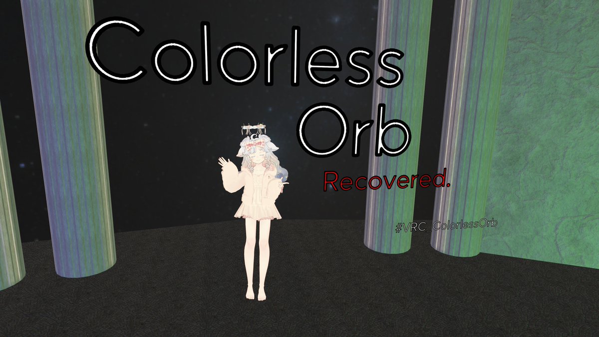 r1an_VRC's tweet photo. 日課2
#VRC_BlockR2 : フレンド来たので一緒にやった　かなり楽しそうにしていてよかった　お手頃な謎解き
#VRC_ColorlessOrb : 何もわからないままゴリ押しでギミック解いてそれらしい単語入れたら終わった　これは一体 https://t.co/7Rb6KFr63E