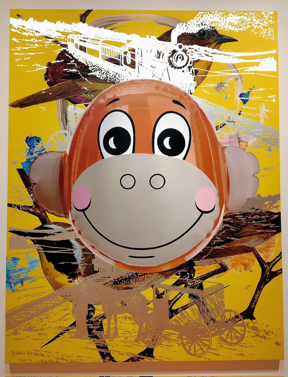 kuro959595's tweet photo. 今日行った大阪　心斎橋
ESPACE LOUIS VUITTON
アメリカの現代美術家
JEFF KOONS　エキジビション
「PAINTING AND BANALITY」②
#JEFFKOONS https://t.co/VAfb1TbSwX