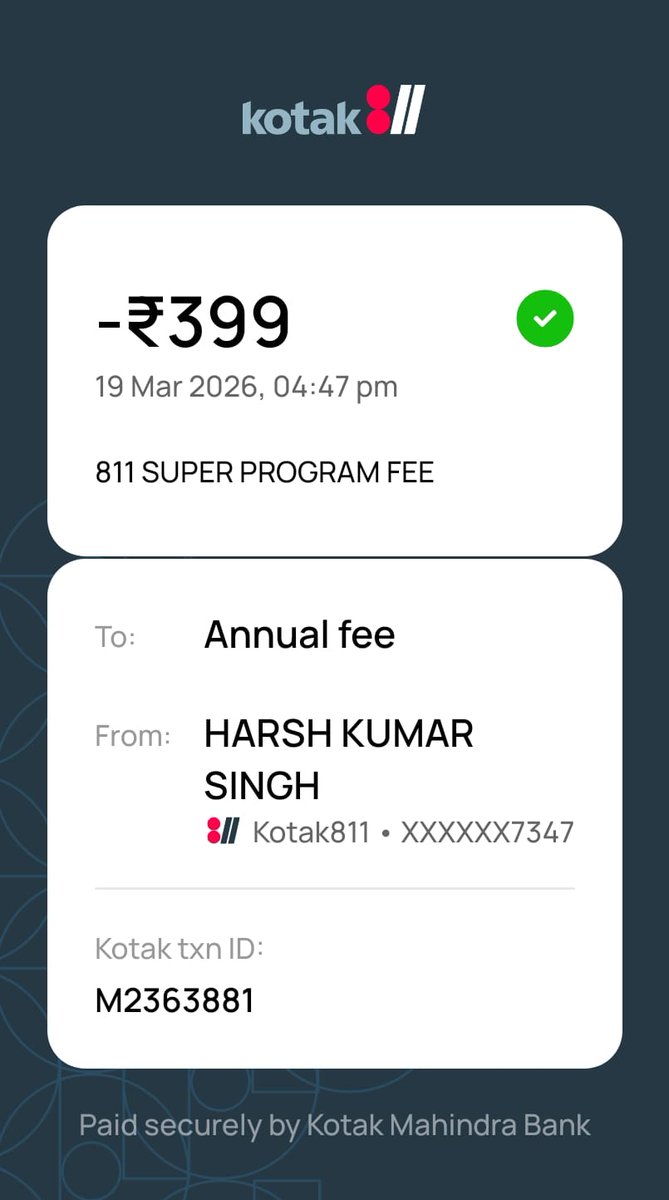 Shivamsandy187's tweet photo. @kotak811 Opened zero balance account…
After opening ₹799 + ₹399 charges cut 💸

Is this still zero balance saving account? 🤡
Customer said: “you have to take this card”

Hello @KotakBankLtd @RBI
Where is customer choice?
@KotakBankLtd @KotakCares
#Kotak811 #HiddenCharges https://t.co/fCam4uy1TM