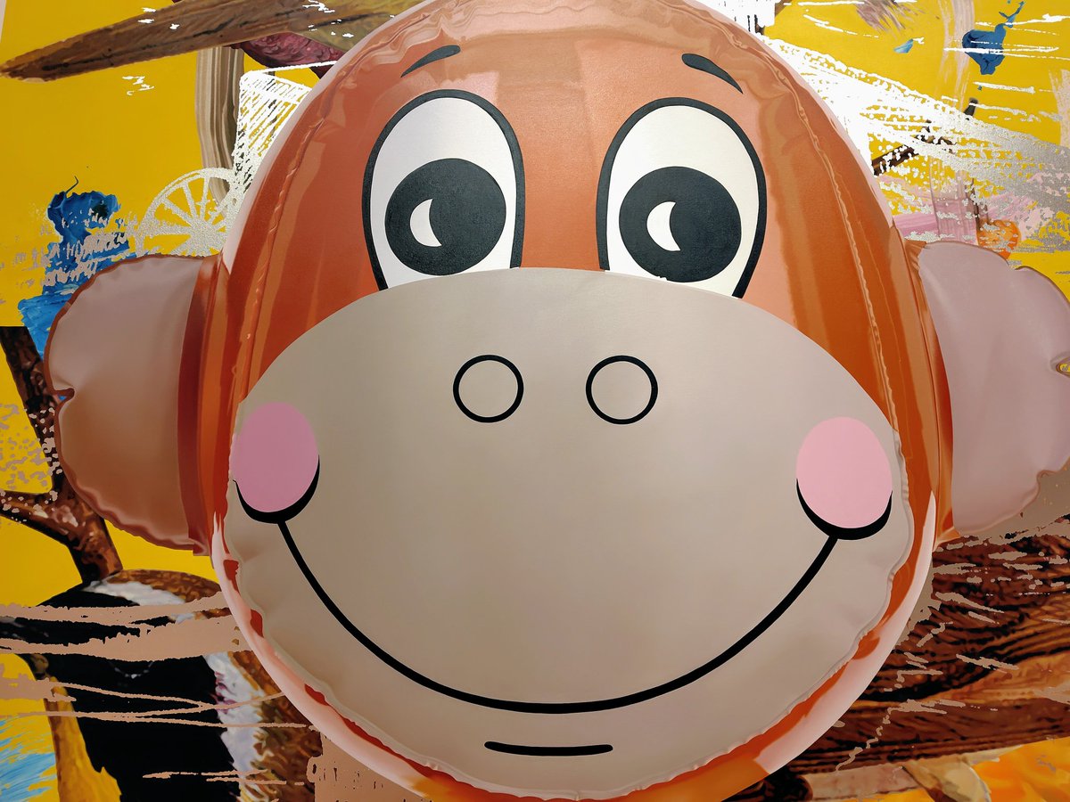 kuro959595's tweet photo. 今日行った大阪　心斎橋
ESPACE LOUIS VUITTON
アメリカの現代美術家
JEFF KOONS エキジビション
「PAINTING AND BANALITY」③
#JEFFKOONS https://t.co/2uAwhlNjWE