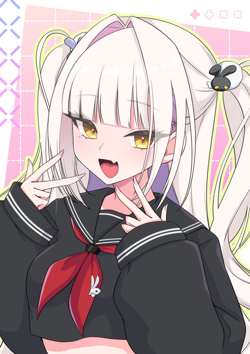 セーラー服ブラン✌🤍
#NIKKE #NIKKEfanart 