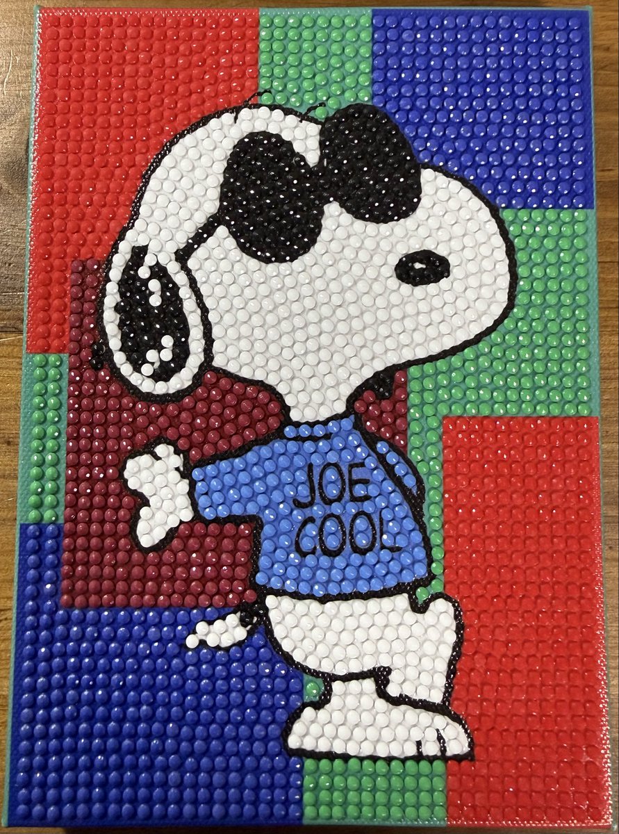 kin004882177553's tweet photo. 可愛い😍
JOE COOL🕶️
この三連休思う存分ダイヤモンドアートできた🥹
明日からまた仕事💦
しばらくダイヤモンドアート作成はお預けかなぁ😭
#ダイヤモンドアート
#DIAMONDFIX
#JOECOOL
#在庫過多 https://t.co/v6q24JHYnM