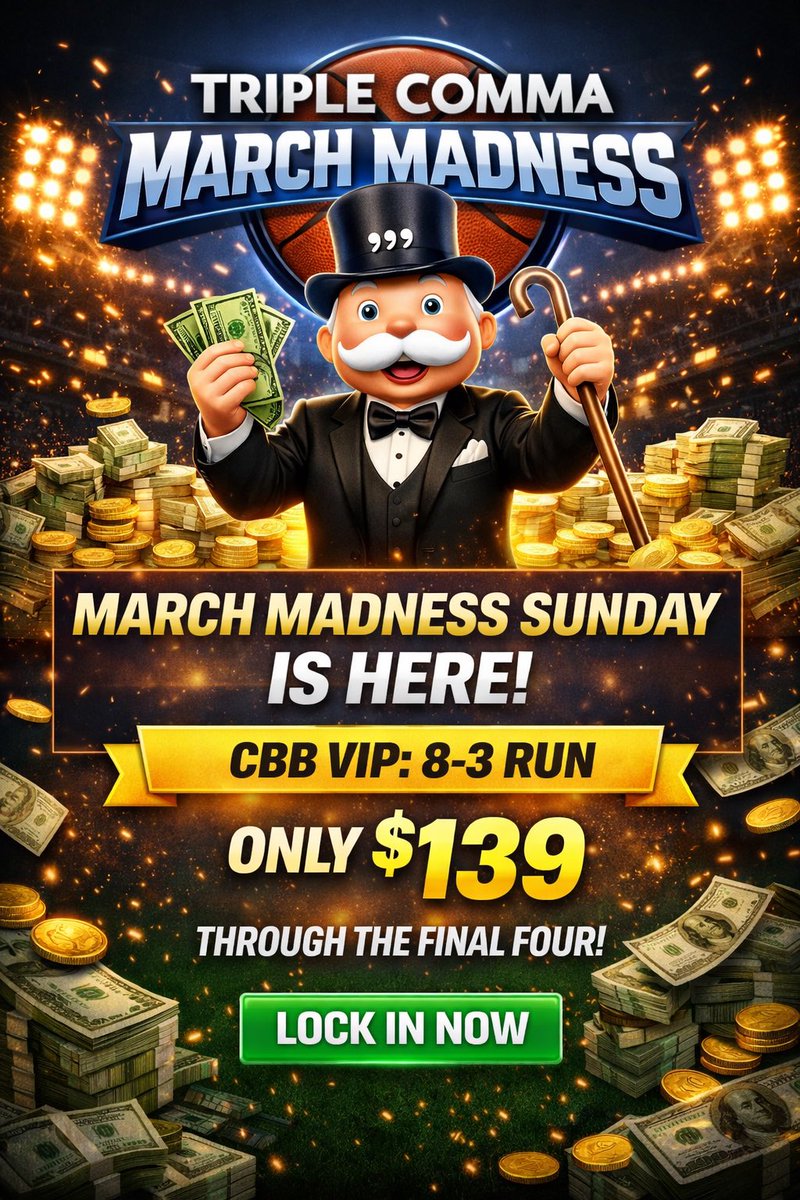 Triple Comma | Sports Investing tweet media