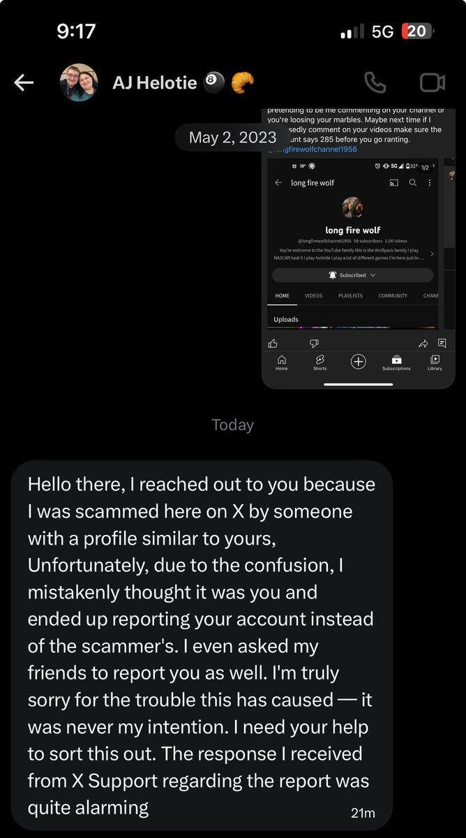 Just received this message, anyone would let me know they’re scammers out there please and thank you