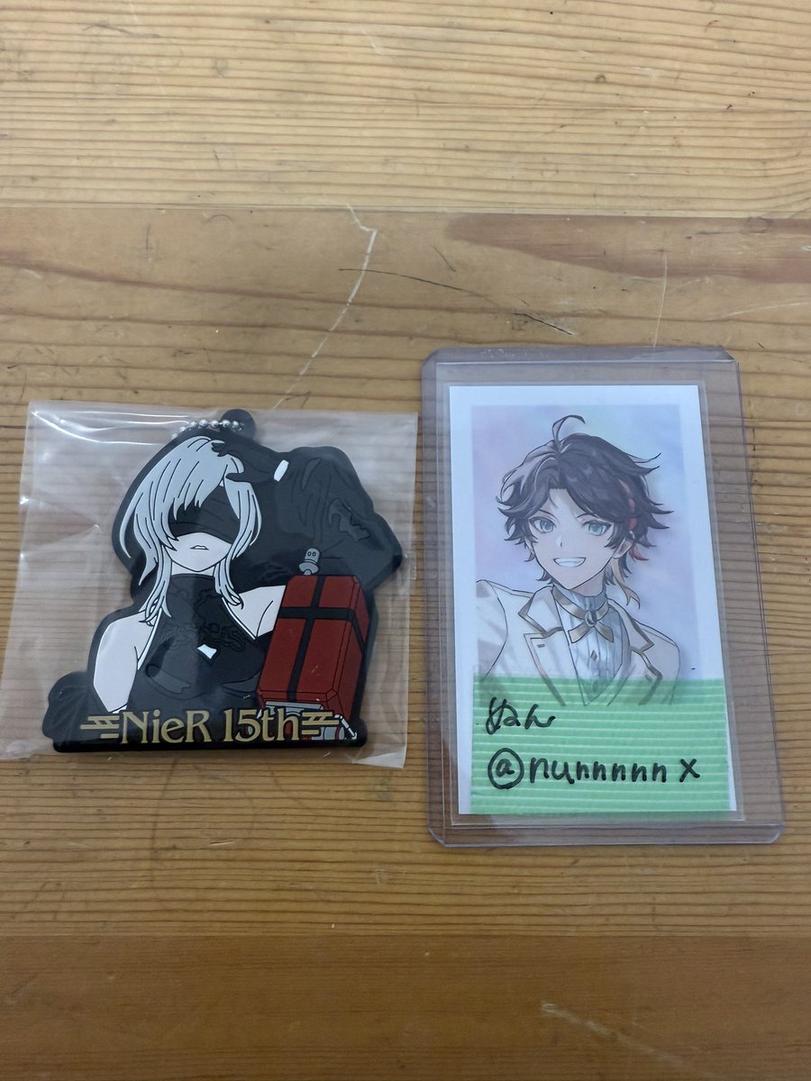 nunnnnnx's tweet photo. 【交換】ニーア NieR ゲームシリーズ15周年  くじ 

譲: 画像1枚目

求: E-7>>E-12

※郵送での交換

お気軽にお声がけください。 https://t.co/iHNhxgyocr