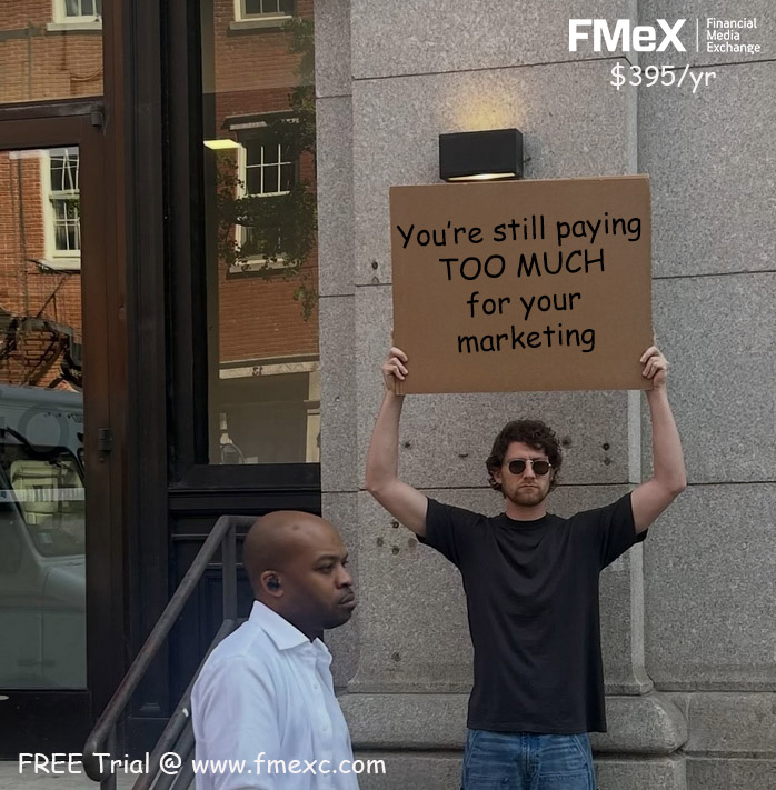 You’re still paying TOO MUCH for your marketing…

(Yeah… we said it.)

While others are charging premium prices—FMG, Snappy Kraken, AdvisorStream—you could be getting the content you actually need for about the cost of your WSJ subscription.