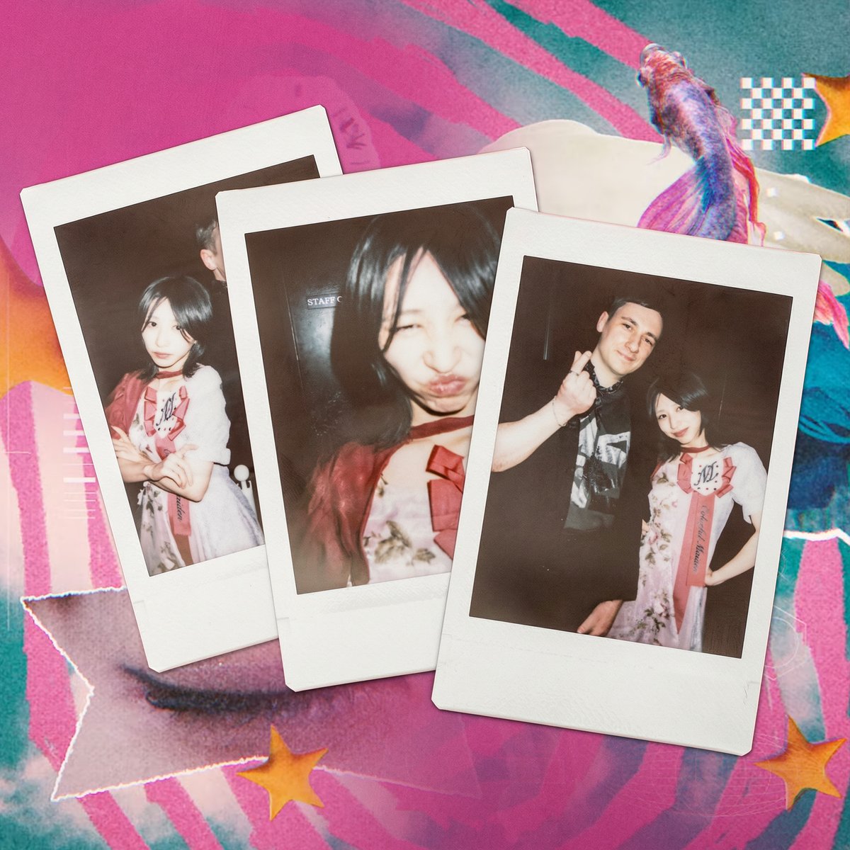 chris_tokyopink's tweet photo. うわー、みさ姫ちゃん変顔してても私より全然映えてるんだけど笑。次はもっとポーズ練習してくるね #makemecool 最高のライブとチェキ本当にありがとう、楽しすぎて時間経つのあっという間だった!!🧼💞 #みさひめみつけた
Beat Happening!2026/2/23 @高円寺HIGH https://t.co/QcB66xyGtP