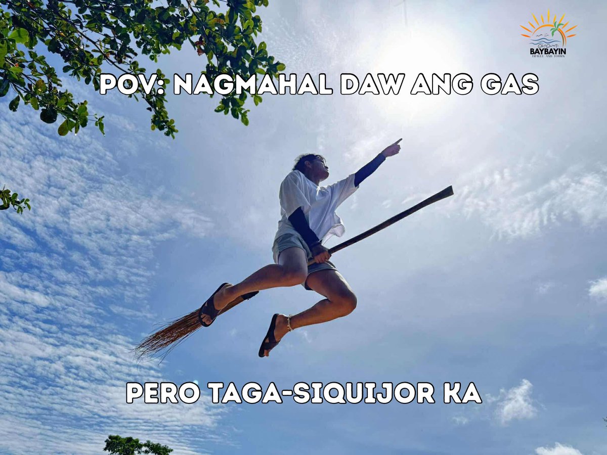 _baybayintravel's tweet photo. Na-realized nyo na kung bakit mura service sa amin😭🤣
Limited slots lang!
Kasi limitado lang din ang walis namin 😭🧹
📍Hapitanan broomstick, Siquijor
#baybayintravelandtours #Siquijor #forfunonly https://t.co/A1b0G6JK4W