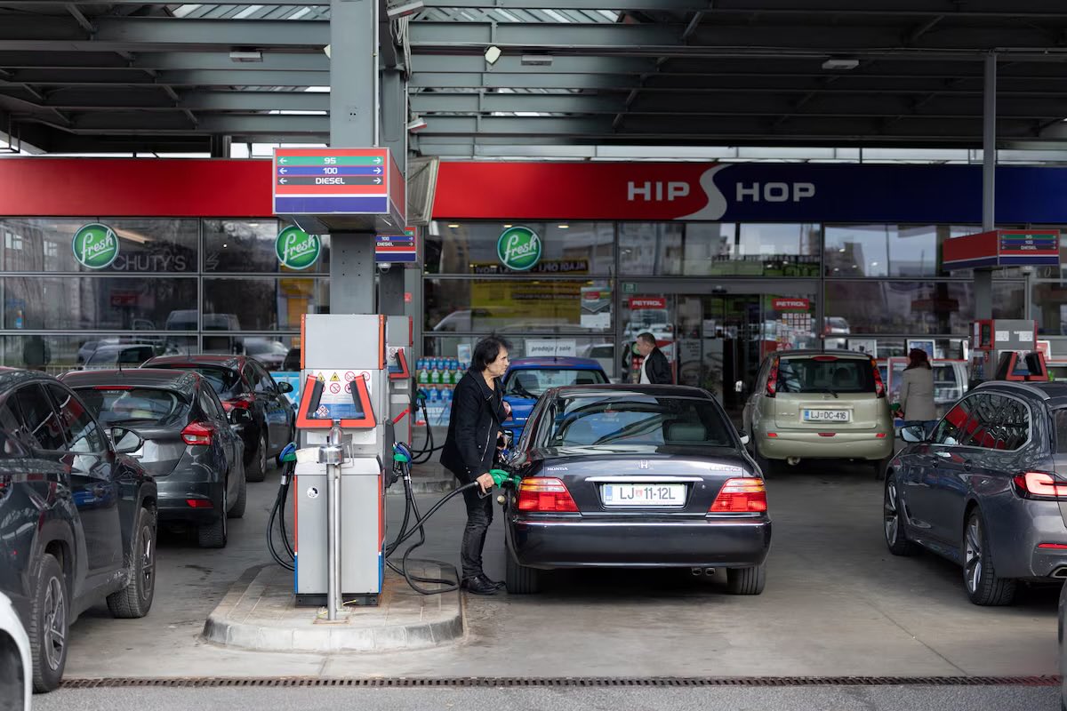 The small European country of Slovenia has begun rationing fuel after panic buying driven by the Hormuz closure emptied gas stations and caused multi-hour lines to obtain petrol.