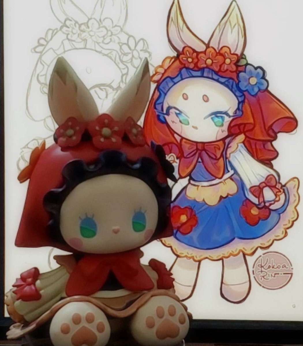 Muhehehe.. Emma figurines are my craze rn..
#fanart #cute #bunny