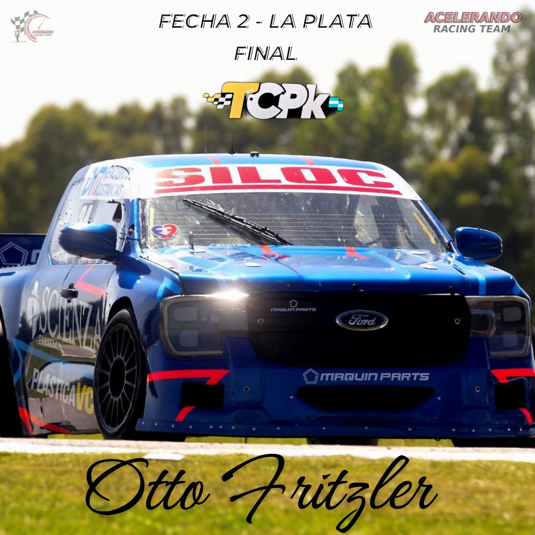 acelerando_team's tweet photo. Final en La Plata para las camionetas🏁

🥇En las #TCPPK fue victoria para Tomas Pellandino con la ranger del SAP Team

🥈Sganga 
🥉 Biagi  

🥇En #TCPK el ganador fue Otto 
Fritzler junto al Maquin Parts 

🥈Canapino 
🥉Werner https://t.co/Z2vhJe8EzY