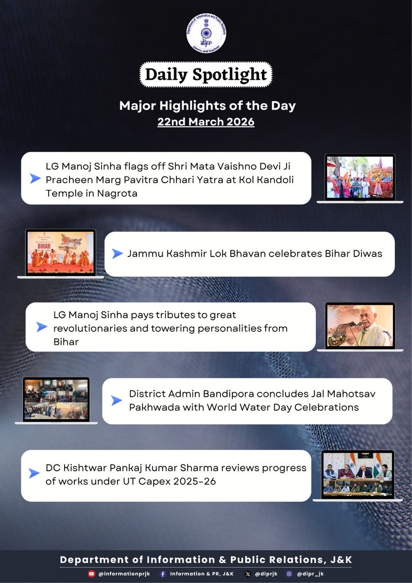 Information & PR, J&K tweet media