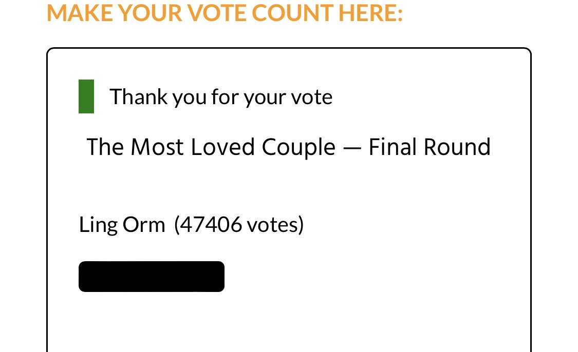 LingOrm Voting tweet media