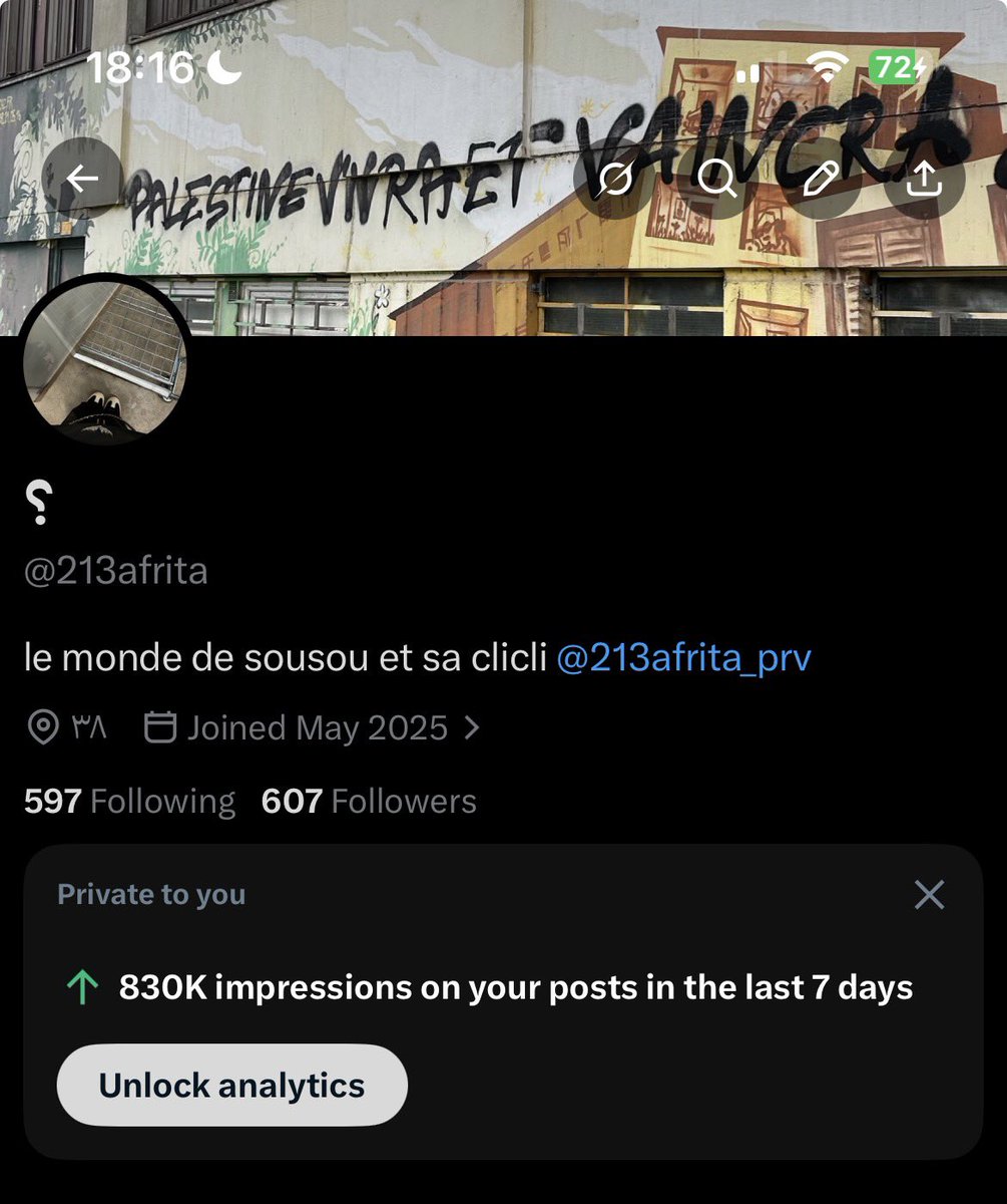 3afritaa_'s tweet image. j’suis la twittos du moment