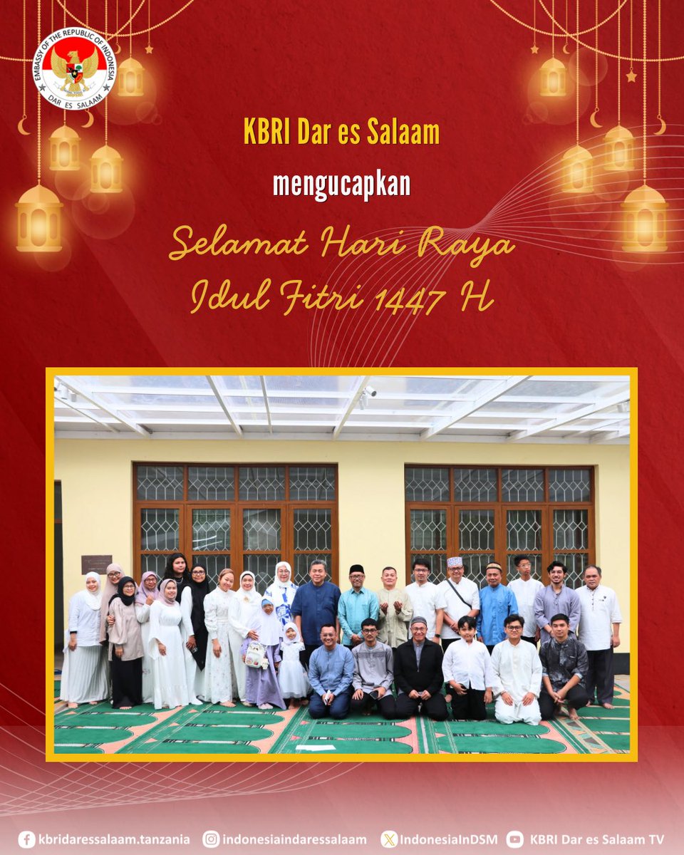 Embassy of the Republic of Indonesia Dar es Salaam tweet media