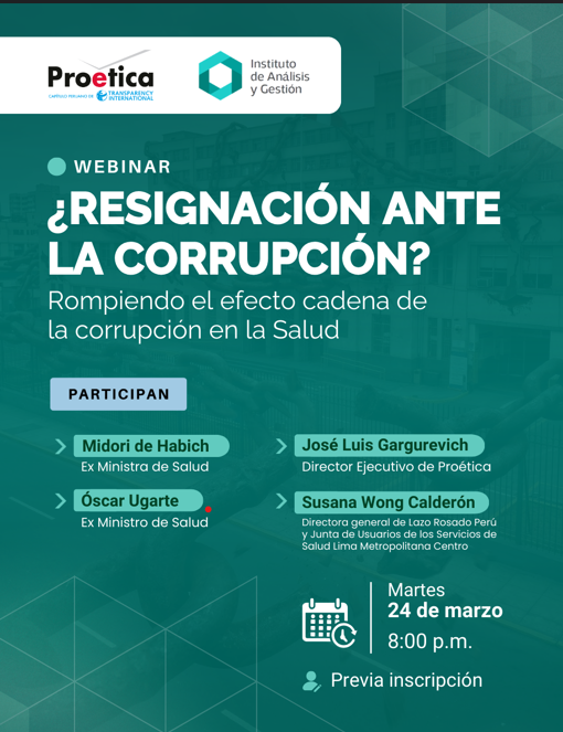 IagesInstituto's tweet photo. ¿Cuántas veces se paga una coima sin pensarlo dos veces? No es resignación natural. Es un patrón. Lo medimos.
Este martes 8 PM: Proética presenta El Efecto Cadena
Registro aquí: 🔗https://t.co/nu15cXdWr6
 🧵 https://t.co/MbHSmmY8Ak