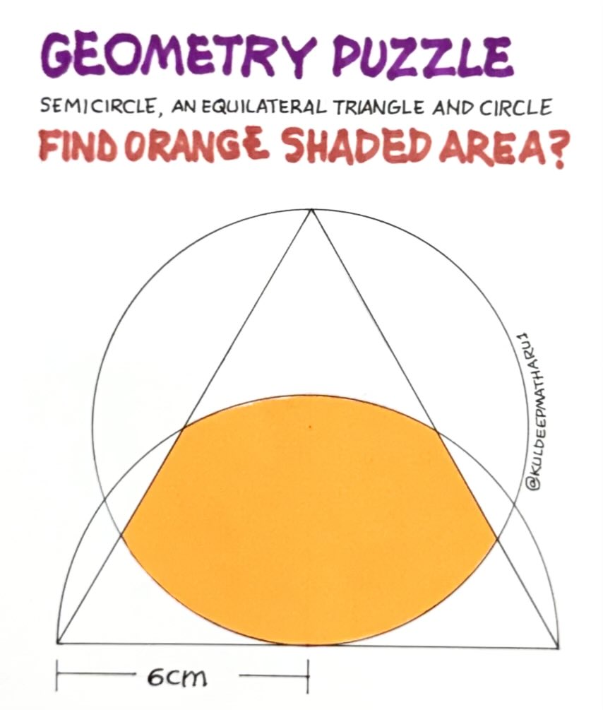 KuldeepMatharu1's tweet photo. #geometry #puzzle https://t.co/PNqZyFLHpF