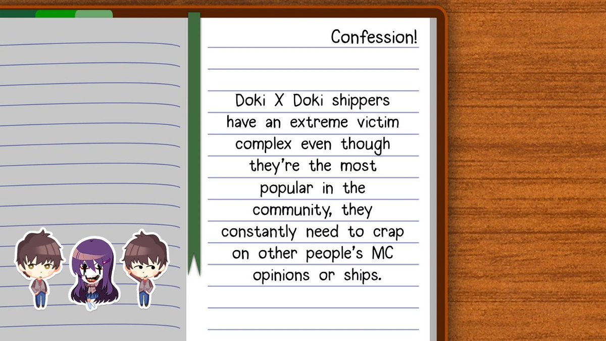 Doki Doki Literature Club Confessions tweet media