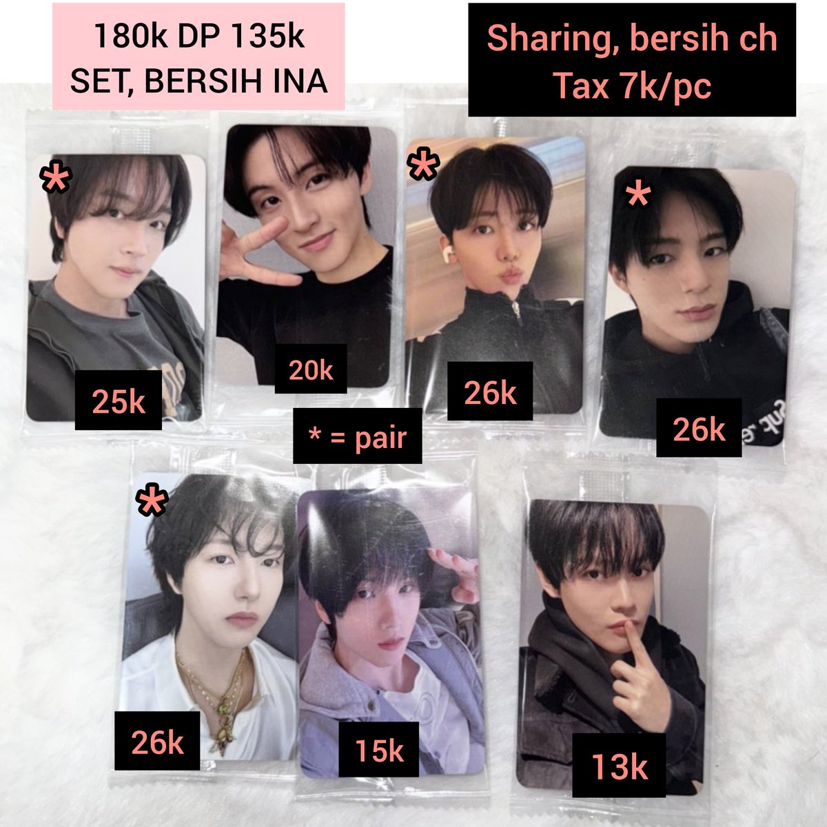 WTS PC NCT DREAM RD CH 🇨🇳

✅GO LINE
📍DOM JATENG

t. want to sell sale wto wtb buy satis po 127 beat it up BIU digi jeno jaemin jisung chenle haechan mark renjun set murah ktown 케이타운 vce 메이크스타 엔시티 마크 해찬 런쥔 제노 재민 천러 지성 드림

📥DM/ line.me/ti/p/396PdRJy28