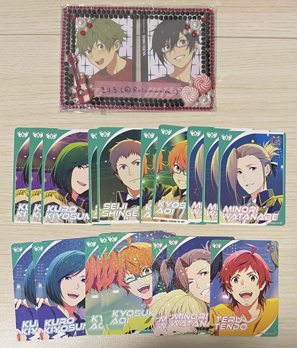 Ruinmarine_'s tweet photo. 【SideM 交換】カードフォリオ R N

譲　輝 みのり 享介 誠司 九郎

求　
N 四季4 夏来4
R 四季1 夏来7 旬4 春名2
四季含む交換優先

固定お日にちお手渡しor郵送
検索からもお気軽にお声がけくださいませ。 https://t.co/VjsWb4KS7O
