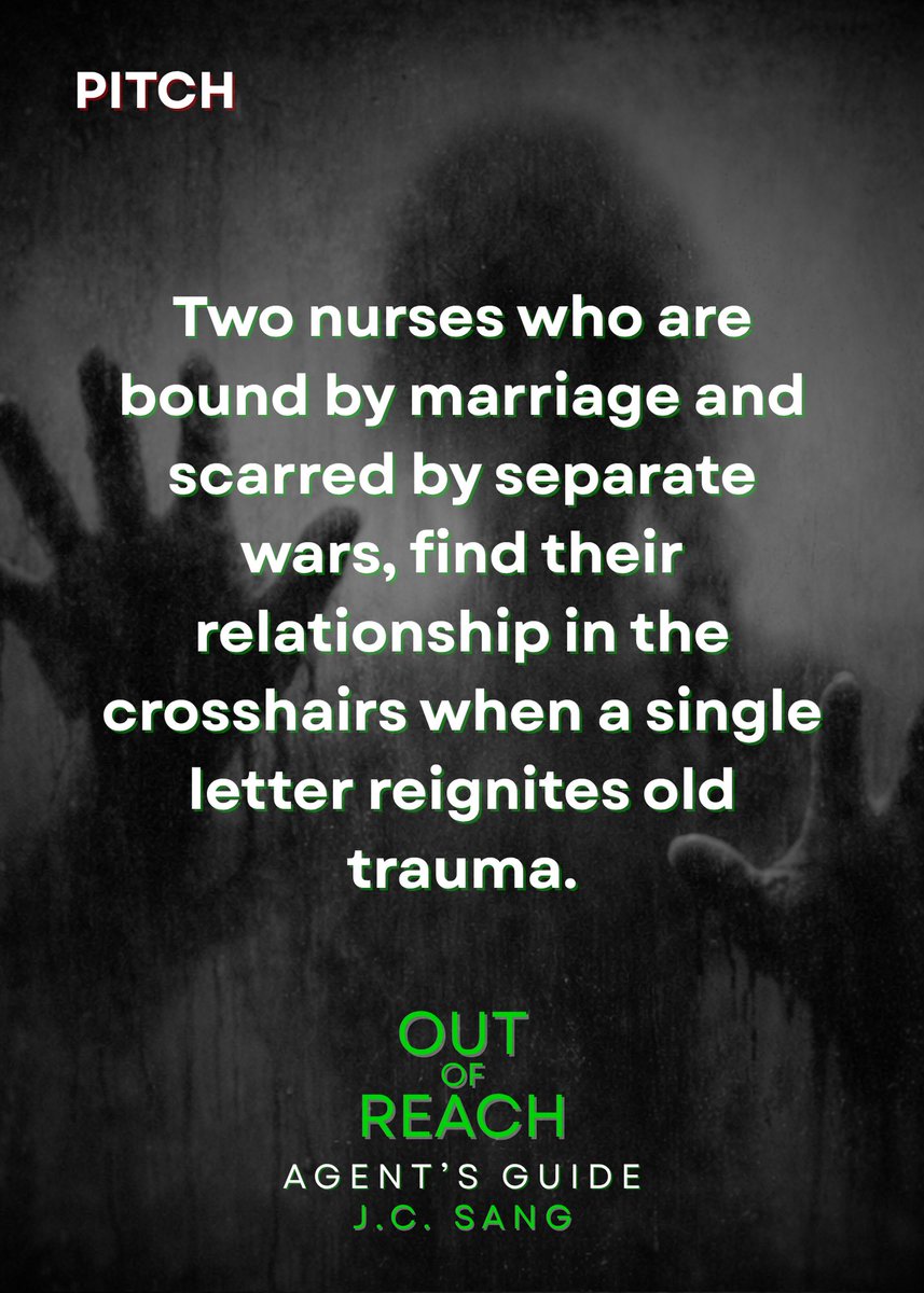 JCSangOfficial's tweet photo. OUT OF REACH is officially in the query trenches! 

❤️‍🔥 87,000 words
❤️‍🔥 Paranormal book club thriller 
❤️‍🔥 Medical drama &amp; romance 
❤️‍🔥 Elements of trauma-bonding, forbidden romance, found family, &amp; shell-shocked veteran 
❤️‍🔥 Alternating dual POV 
❤️‍🔥 Twisty dual-timeline https://t.co/WGJYcZV7ii