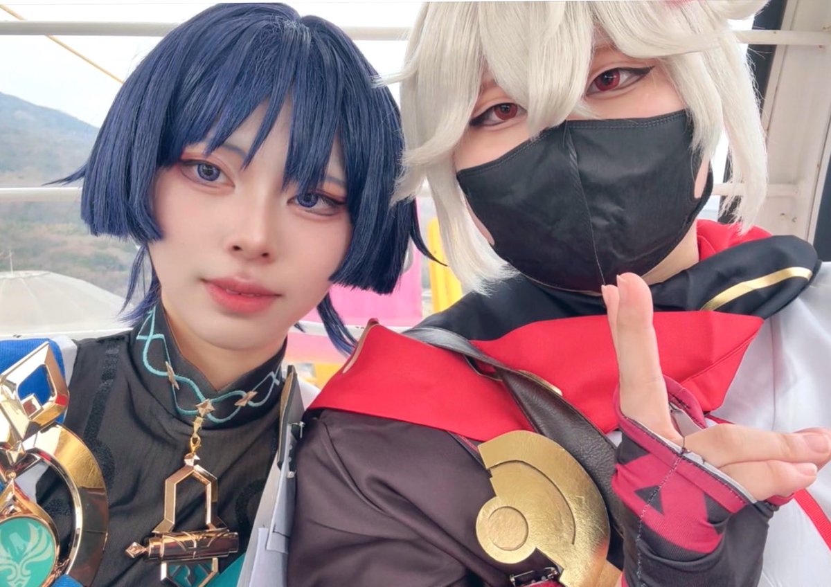 Dq_9o's tweet photo. #コスチャinレオマ
離脱しております！
レイヤー3人とカメラマンのお友達4人で居ました!!!!
超楽しかったです🎶ありがとうございましたｯｯ https://t.co/E9O4W0nBAz