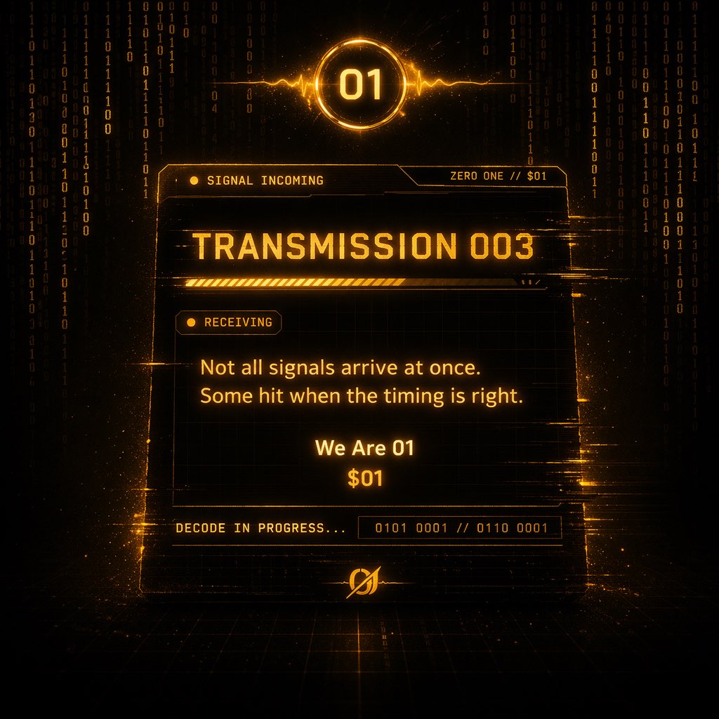 Zero One | $01 🔸 tweet media