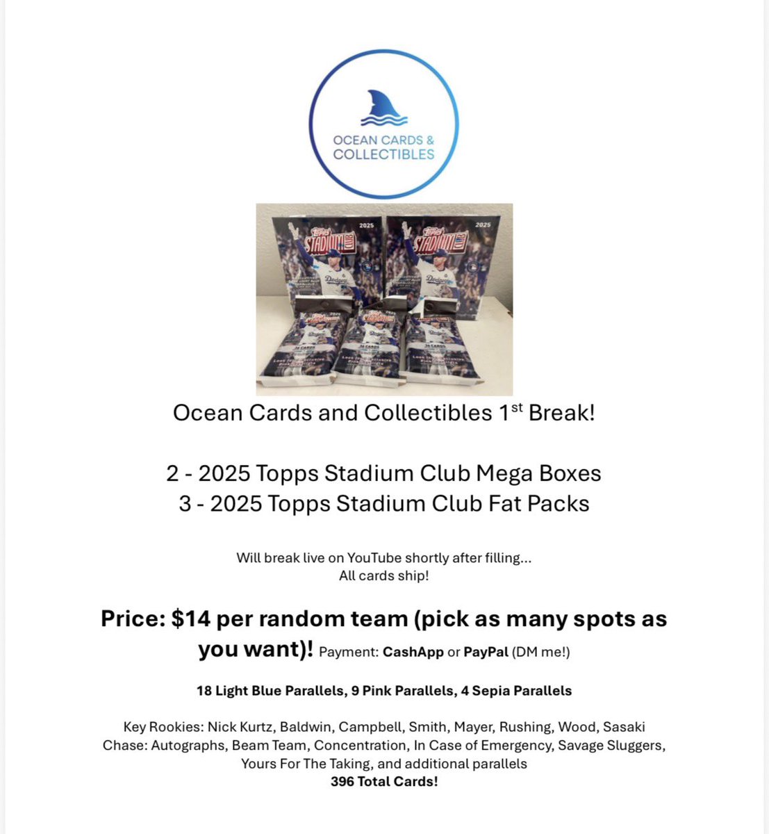 Ocean Cards and Collectibles tweet media