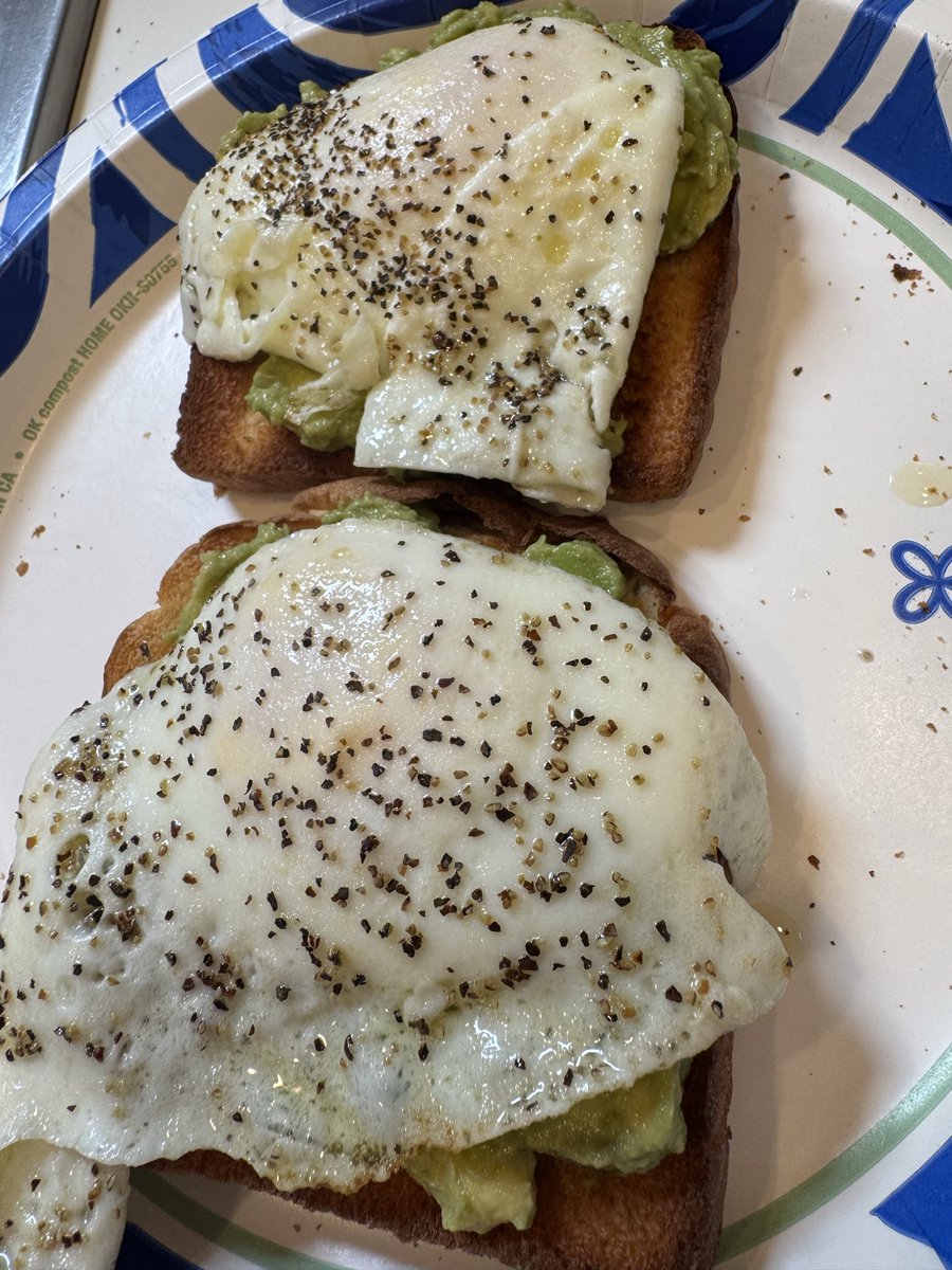 Luplonghorn's tweet photo. My breakfast tacos…vs my daughter’s Avocado Toast…did I fail at life?
#dadfail https://t.co/SHm3CGkgpo