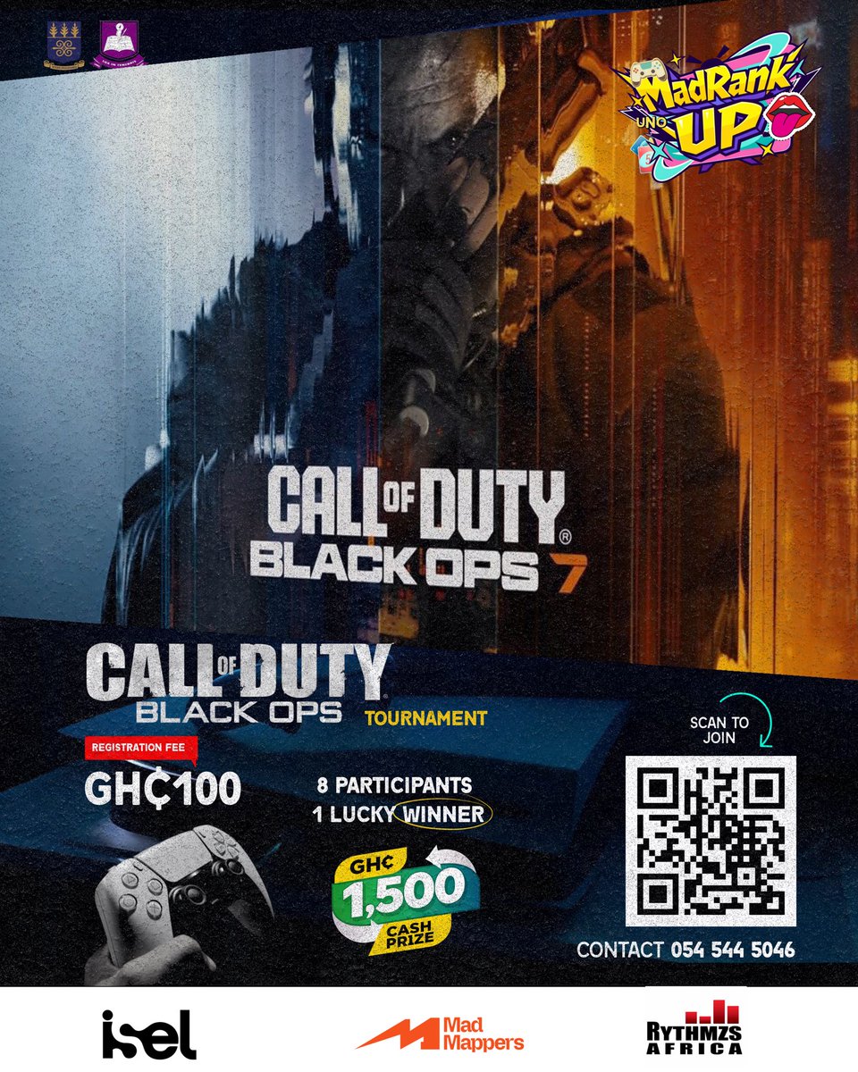 jeannelsonjcr's tweet photo. Get ready to level up! 🚀 
MadRank Up is bringing the heat with epic tournaments and vibes! 🎮🏆 
Mortal Kombat, Call of Duty, FIFA, Ampe, and more live at Jean Nelson Hall on March 28! 🔥 
Scan the QR codes to join or use https://t.co/S5ExWcRe6m  and win BIG!💰 https://t.co/9vpWKCu3Vi