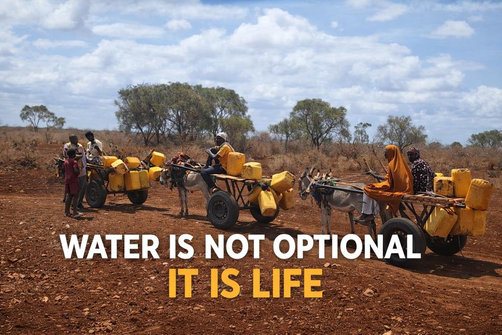 CESDOORG's tweet photo. On this #World #Water #Day, we are reminded that water is not just a resource,it is life.For many people around the world,access to safe water is still a daily struggle.Behind every drop is a journey,a challenge, and story of resilience.#WorldWaterDay @OCHAFunds @WASHCluster_Som https://t.co/fL5AwTThlz