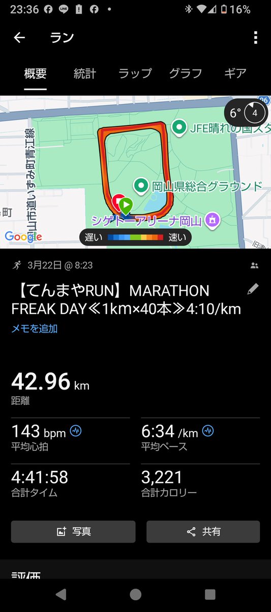 すねつむり @3/28 2025年度第4回倉敷陸上競技記録会 1500m tweet media