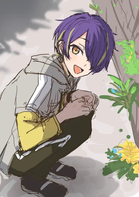 忍きゅん…懸命に咲く道端の たんぽぽに感銘してそうで可愛い… 見てくだされプロデューサーどの