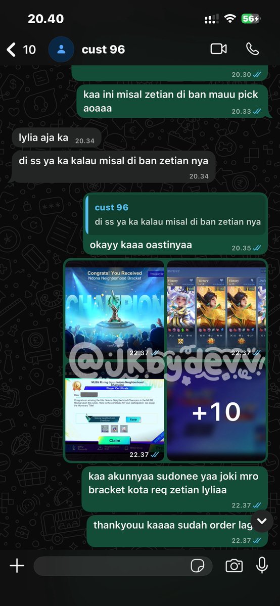 Devv || Joki ML & Topup Games tweet media