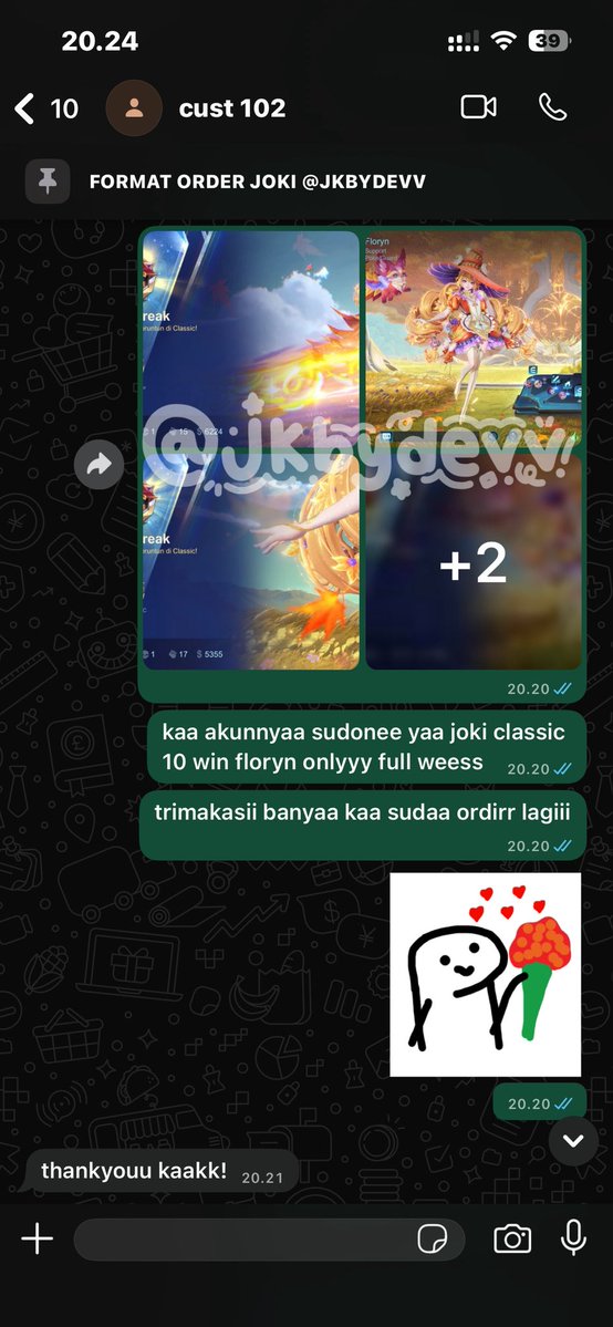 Devv || Joki ML & Topup Games tweet media