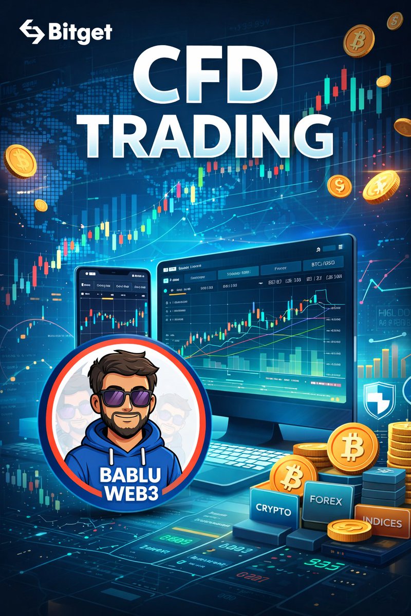 Bitget CFD Trading made simple 🚀

✅Singup: bonus.bitget.com/Z24NBH

Create account &amp; do kyc.
Deposit Assets &amp; Transfer CFD.
Let's Enjoy CFD Trading

Trade bigger market moves with smaller capital
Flexible leverage, fast execution, and a clean interface

Access Crypto, Forex,