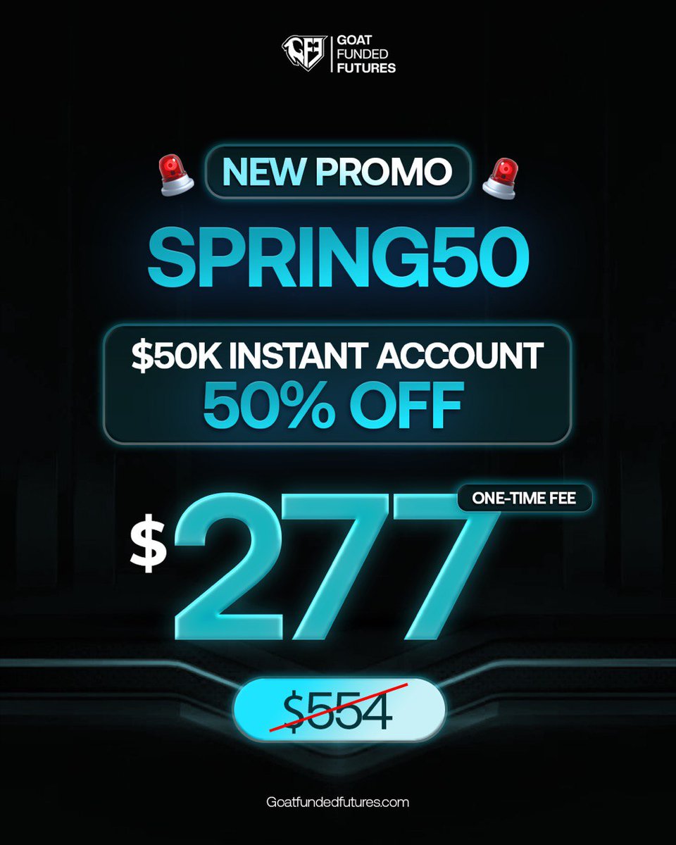 Goat Funded Futures tweet media