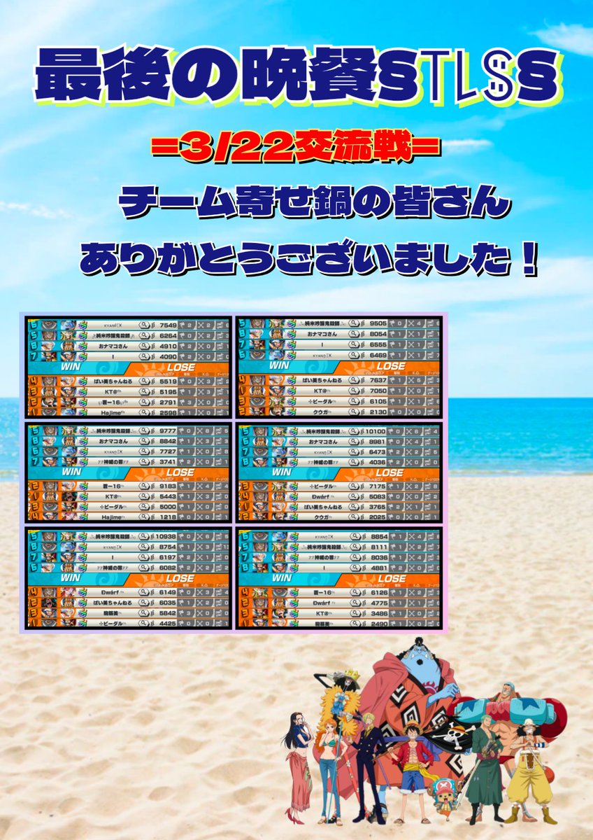 最後の晩餐§꓄꒒ꌚ§(仮) tweet media