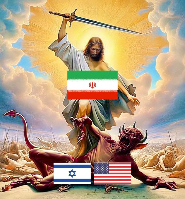 <a href="/aljmhwryt44796/">الموجز الإيراني 🇮🇷</a> Yes...

Iran cannot give this terrorist state of Israel any respite. It must attack them until their total destruction. They showed no mercy or the slightest civility when they committed genocide against the Palestinians of Gaza. Israel is demonic.

May God bless Iran and grant