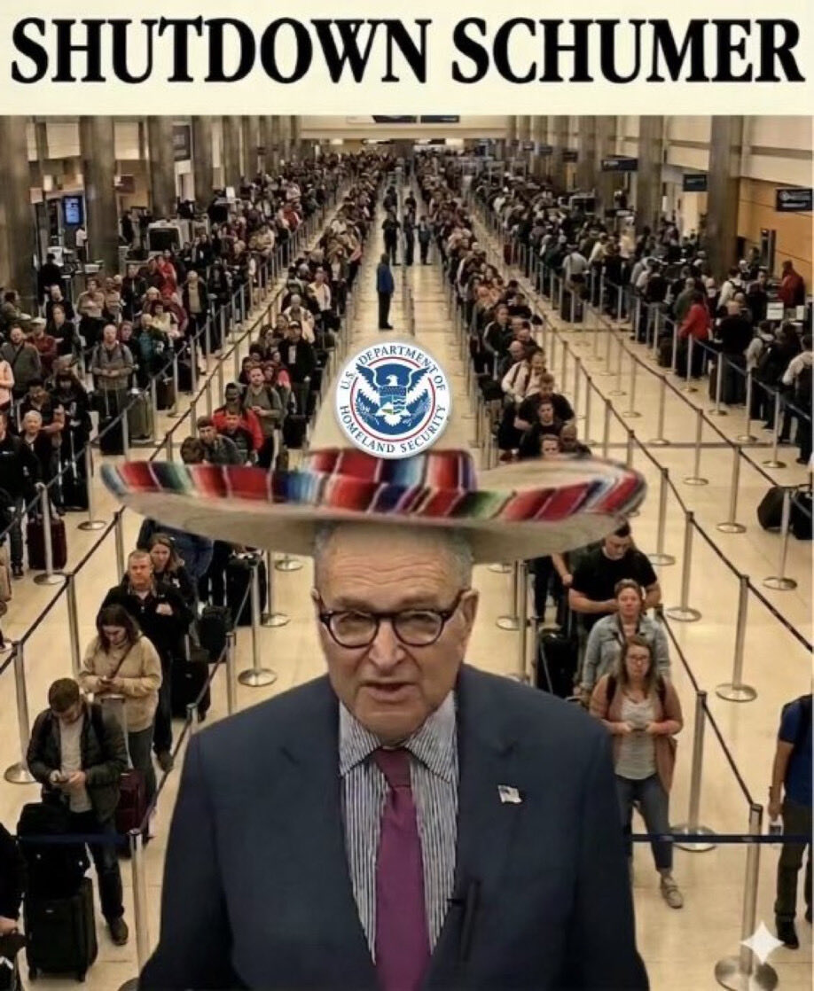 TIMENOUT's tweet image. #SchumerShutdown