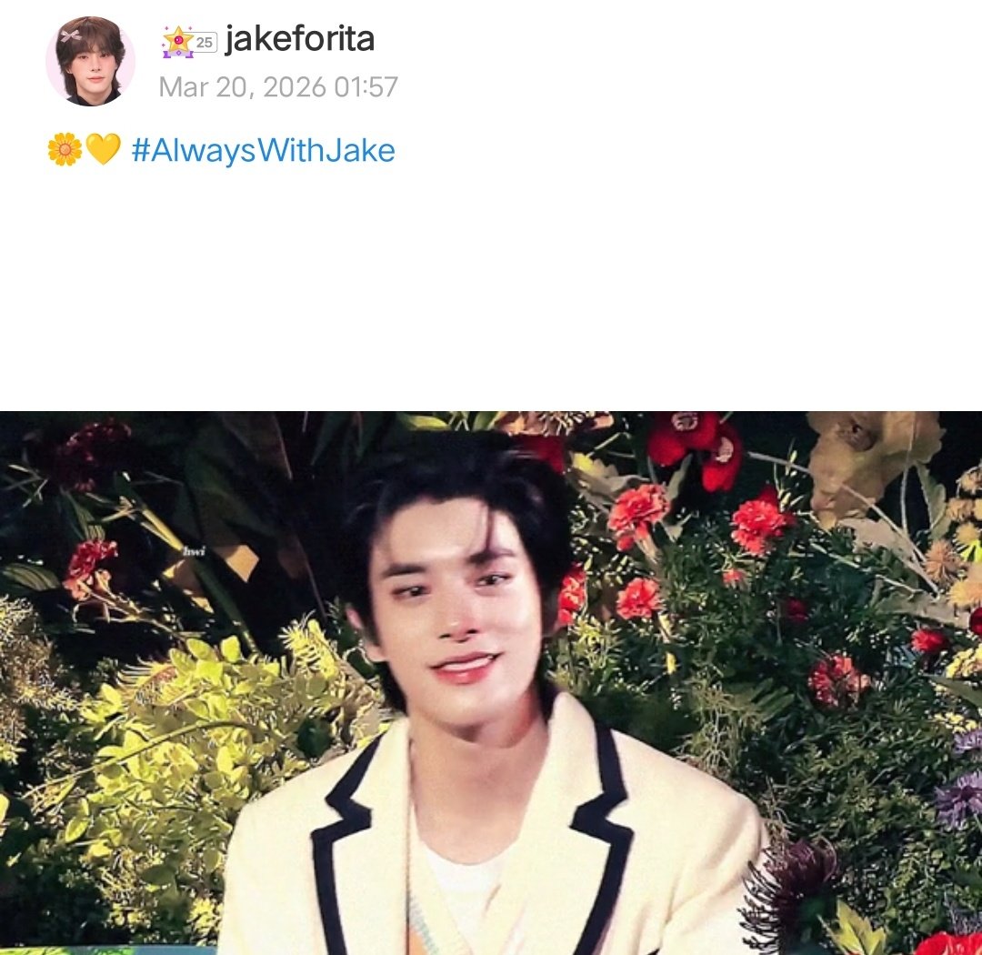 jakeforita's tweet photo. ๐ค๐ป๐ค๐ป #AlwaysWithJAKE https://t.co/BzayXradjf