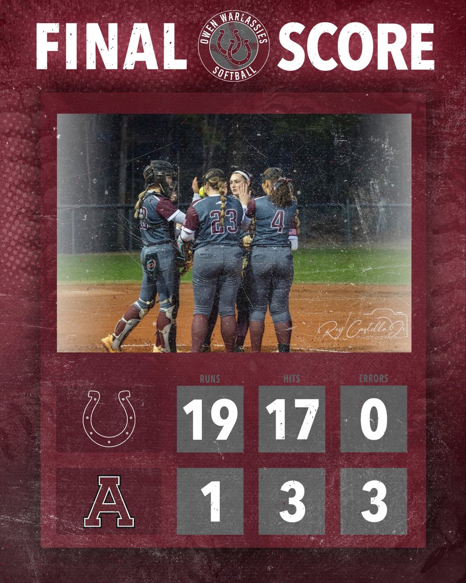 🚨Warlassies Win🚨

Your Warlassies secure the Game 2 win over Avery (3/20) to finish the day strong. Composed and confident we closed out the doubleheader on a high note.

We head to Mitchell on Tuesday (3/24) before returning home to face Mitchell on Friday (3/27).

#RISE