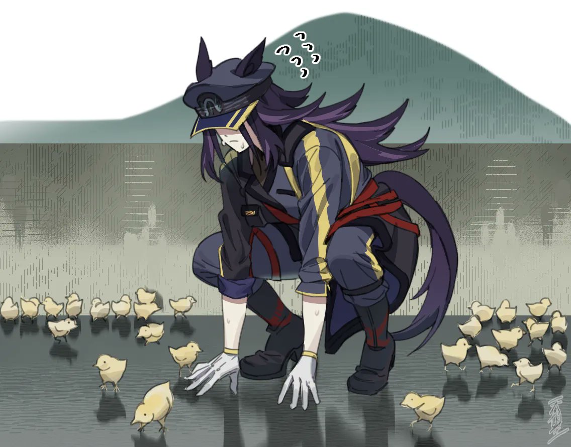 fenomenoship's tweet photo. While I'm doing patrol, I like to act like a bird and blend in with the crowd! The chicks are quite adorable.. https://t.co/dvGmwhRwlf